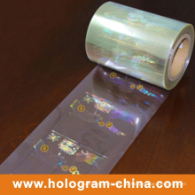 Rolle Transpartnt Heißprägung Hologramm Overlay